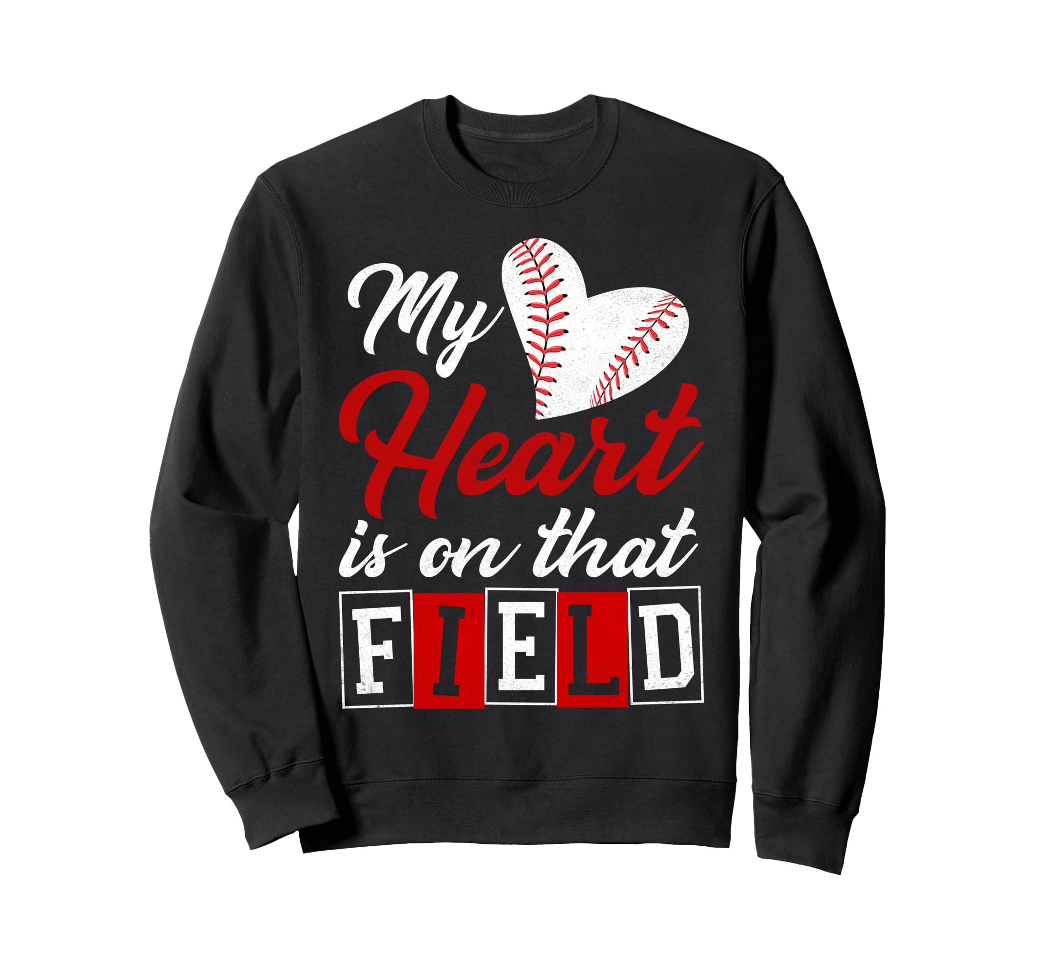 My Heart Is That Field Sweatshirt - Casual Everyday Wear for Adults - T-Shirt, Sweatshirt, Hoodie