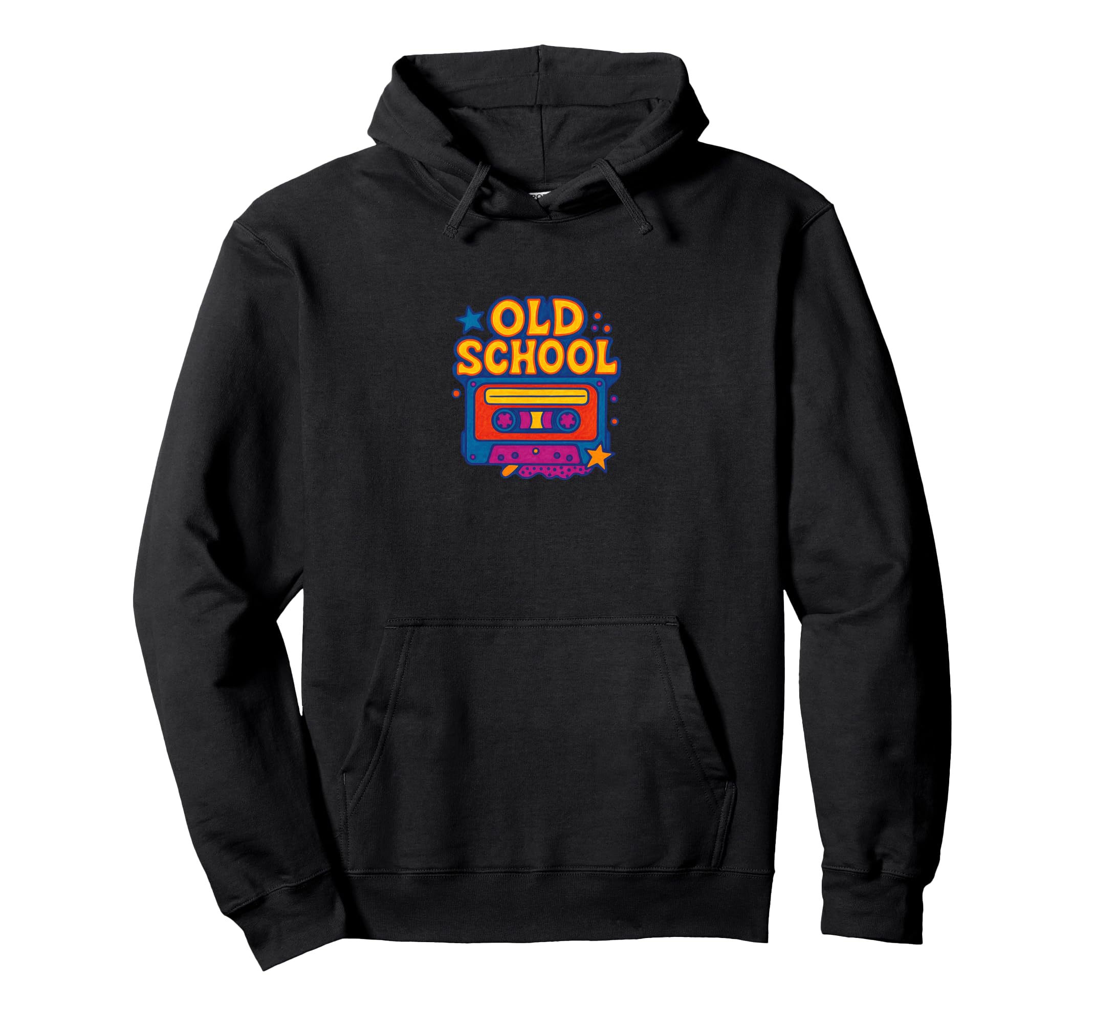 Old School Cassette Tape Hoodie - Aesthetic Graphic for Adults - T-Shirt, Sweatshirt, Hoodie
