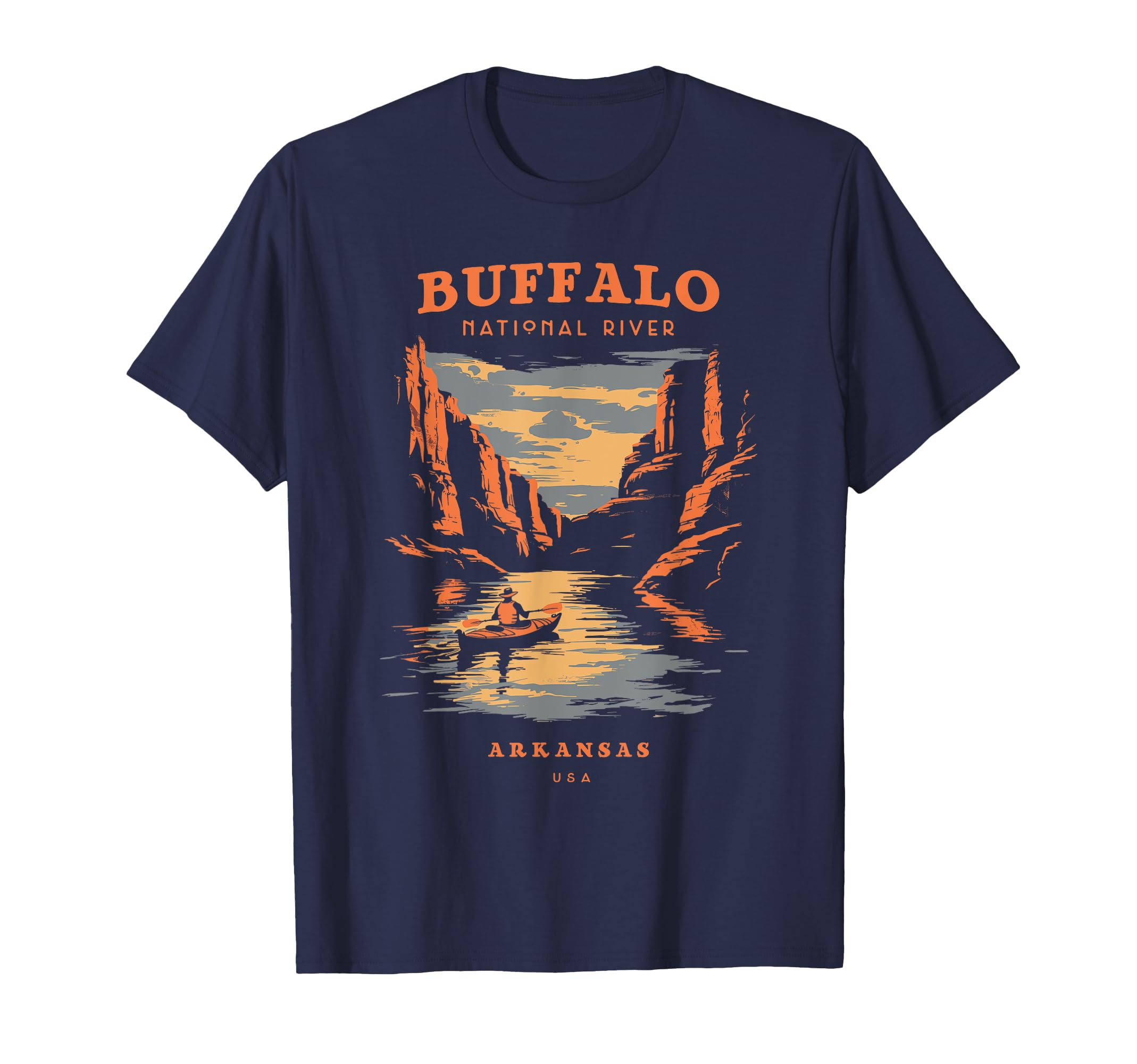 Buffalo National River Arkansas T-Shirt - Unique Graphic Unisex - T-Shirt, Sweatshirt, Hoodie