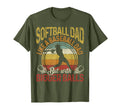 Mens Softball Dad Like Baseball T-Shirt - Minimalist Print Men Women - T-Shirt, Sweatshirt, Hoodie
