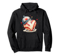 Funny Baseball Sport Heart Baseball Hoodie - Fun Novelty Design Men Women - T-Shirt, Sweatshirt, Hoodie