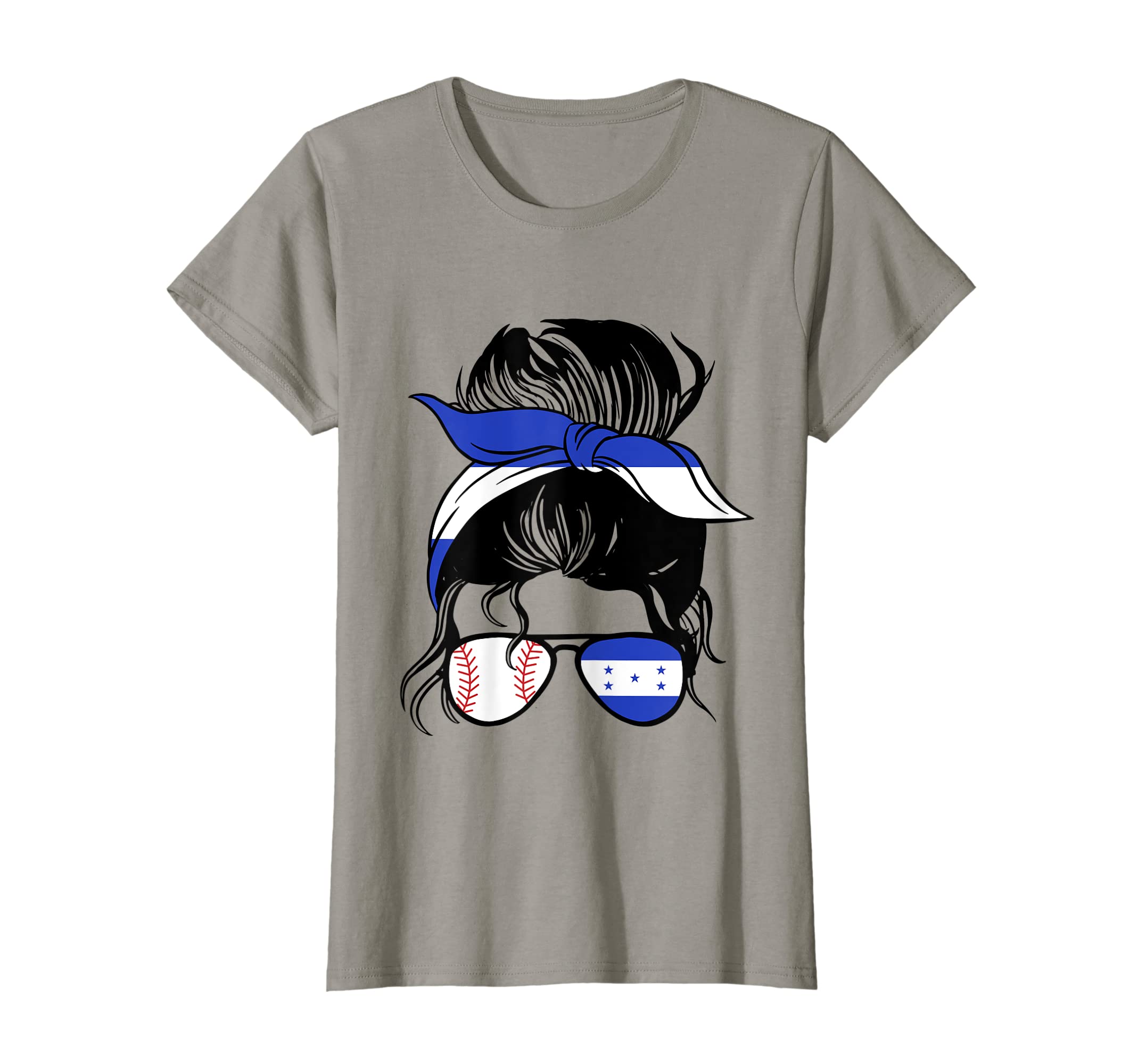 Honduran Baseball Mom Honduras Flag T-Shirt - Graphic Print for Adults - T-Shirt, Sweatshirt, Hoodie