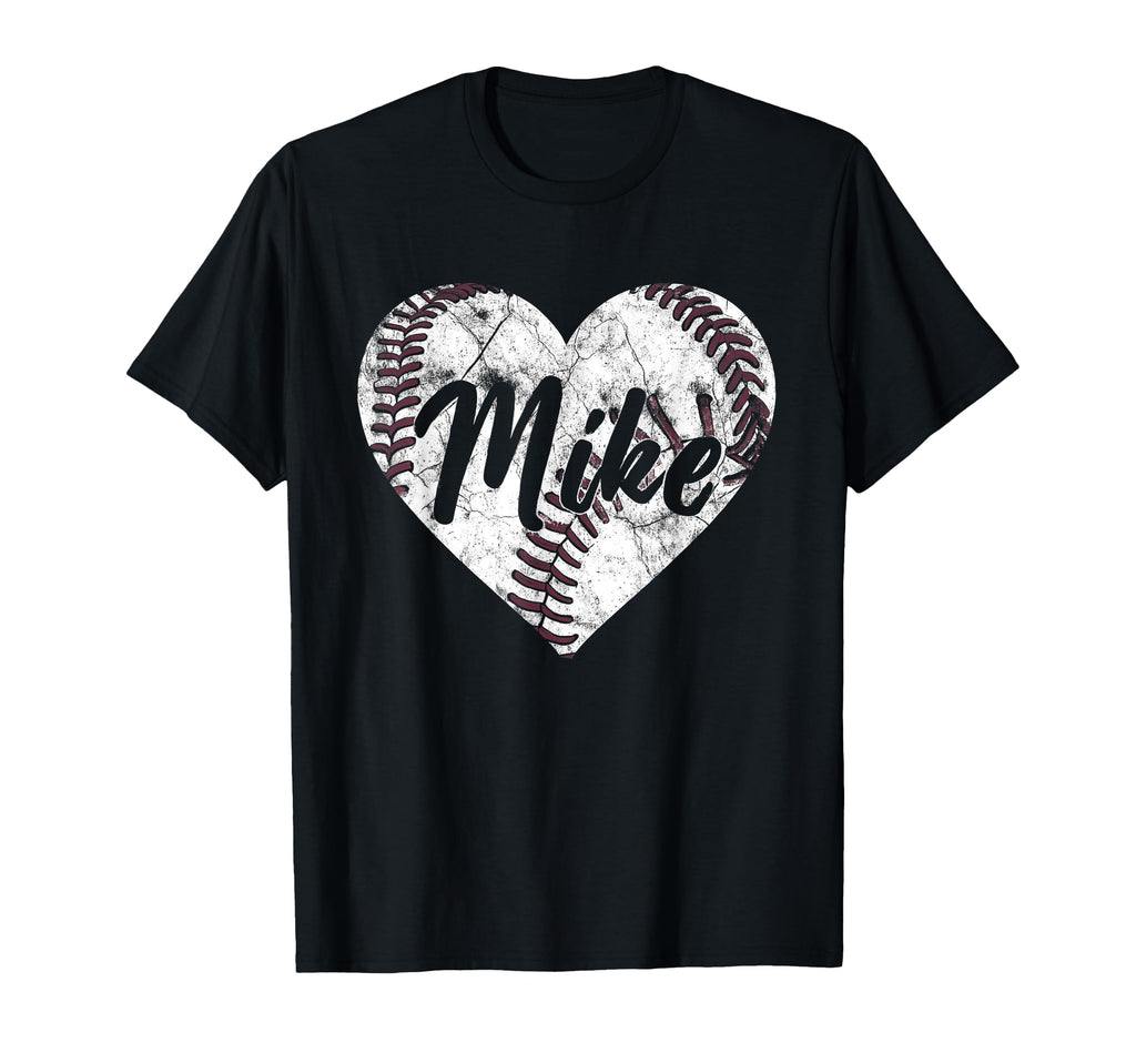 Mike Baseball Personalized Name Mom T-Shirt - Graphic Print Men Women - T-Shirt, Sweatshirt, Hoodie