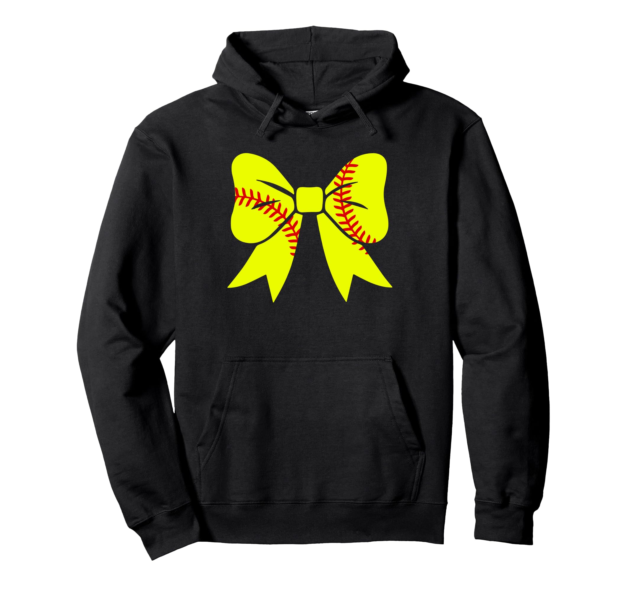 Softball Coquette Aesthetic Bow Sport Hoodie - Streetwear Style Unisex - T-Shirt, Sweatshirt, Hoodie