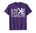 Strike Out Cancer Awareness Walk T-Shirt - Minimalist Print Men Women - T-Shirt, Sweatshirt, Hoodie