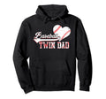 Family Baseball Player Gifts Baseball Twin Hoodie - Novelty Apparel Unisex - T-Shirt, Sweatshirt, Hoodie