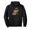 Funny Cat Kitten 1960S Psychedelic Pop Op Art Hoodie - Graphic Print Unisex - T-Shirt, Sweatshirt, Hoodie