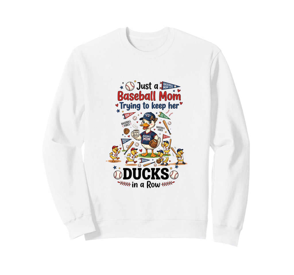 Funny Baseball Mom Baseball Mama Sweatshirt - Streetwear Style Unisex - T-Shirt, Sweatshirt, Hoodie