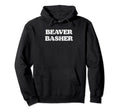 Beaver Basher Funny Distressed 80S Hoodie - Custom Art Print Unisex - T-Shirt, Sweatshirt, Hoodie