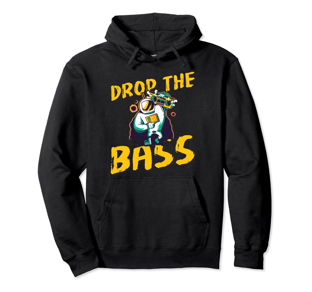 Boombox 80S Hip Hop Cassette Drop Bass Hoodie - Unique Graphic Unisex - T-Shirt, Sweatshirt, Hoodie