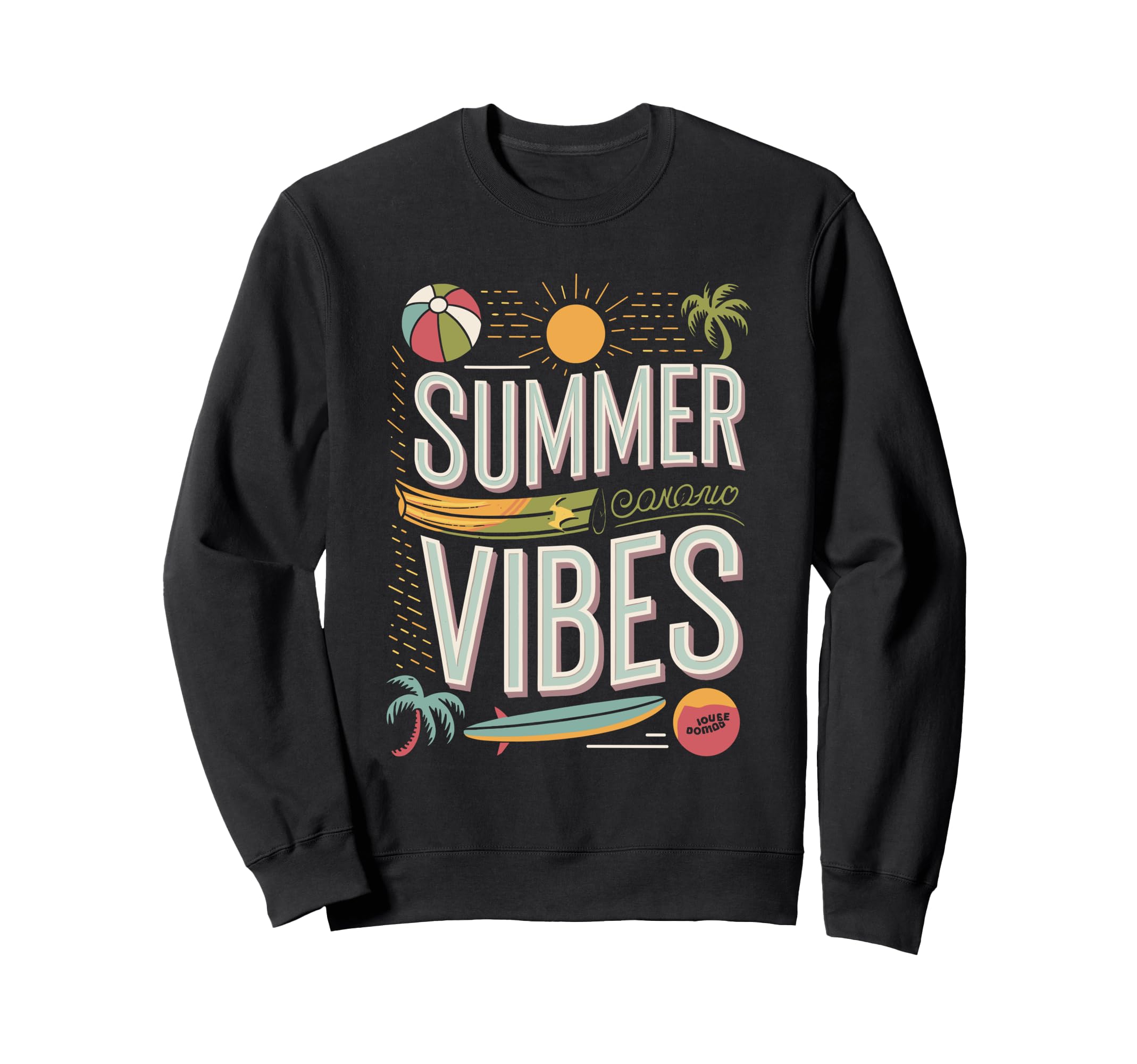 Summer Vibes Flower Power Sweatshirt - Casual Everyday Wear Men Women - T-Shirt, Sweatshirt, Hoodie