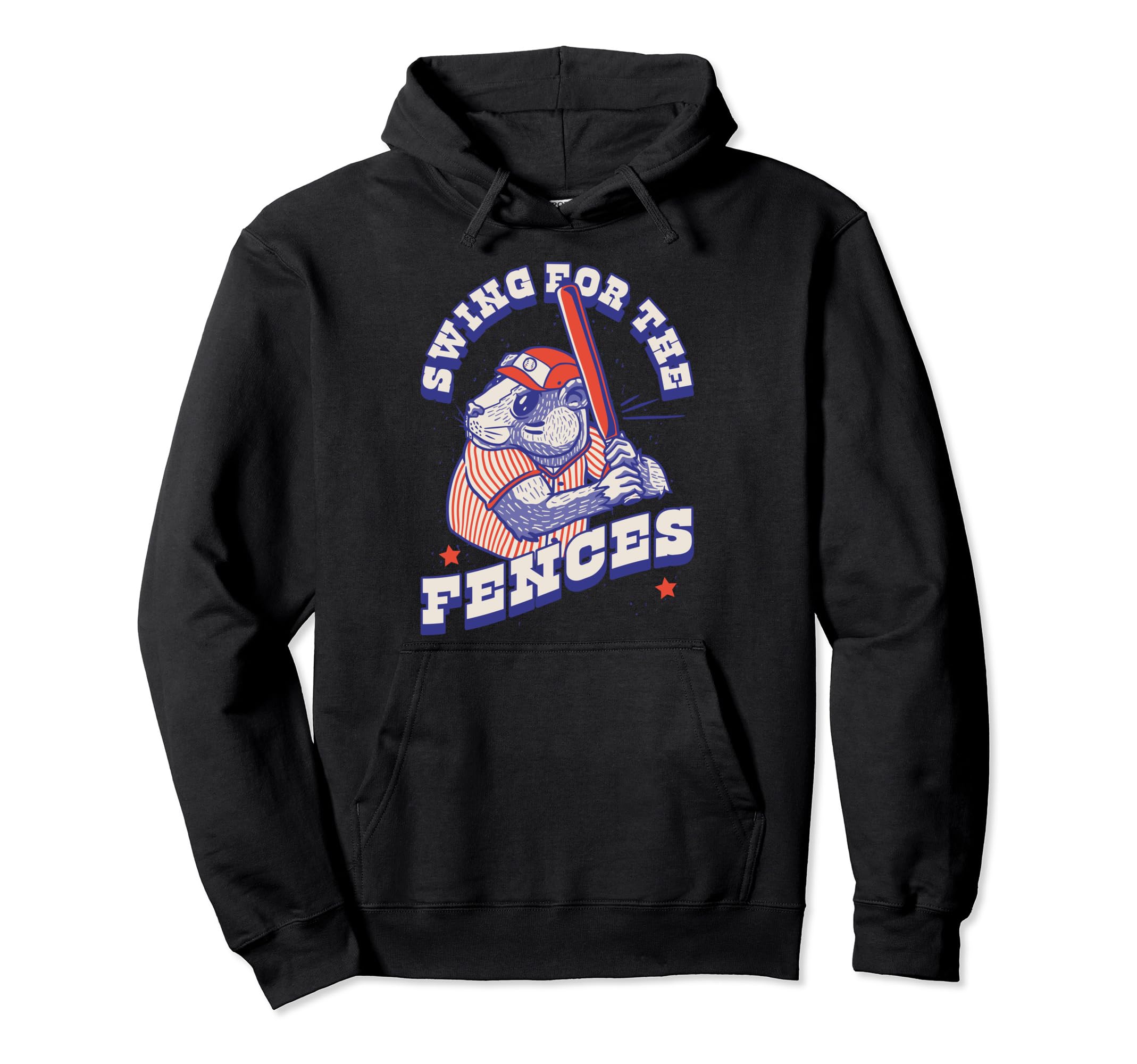 Swing Fences Baseball Hoodie - Streetwear Style Unisex - T-Shirt, Sweatshirt, Hoodie