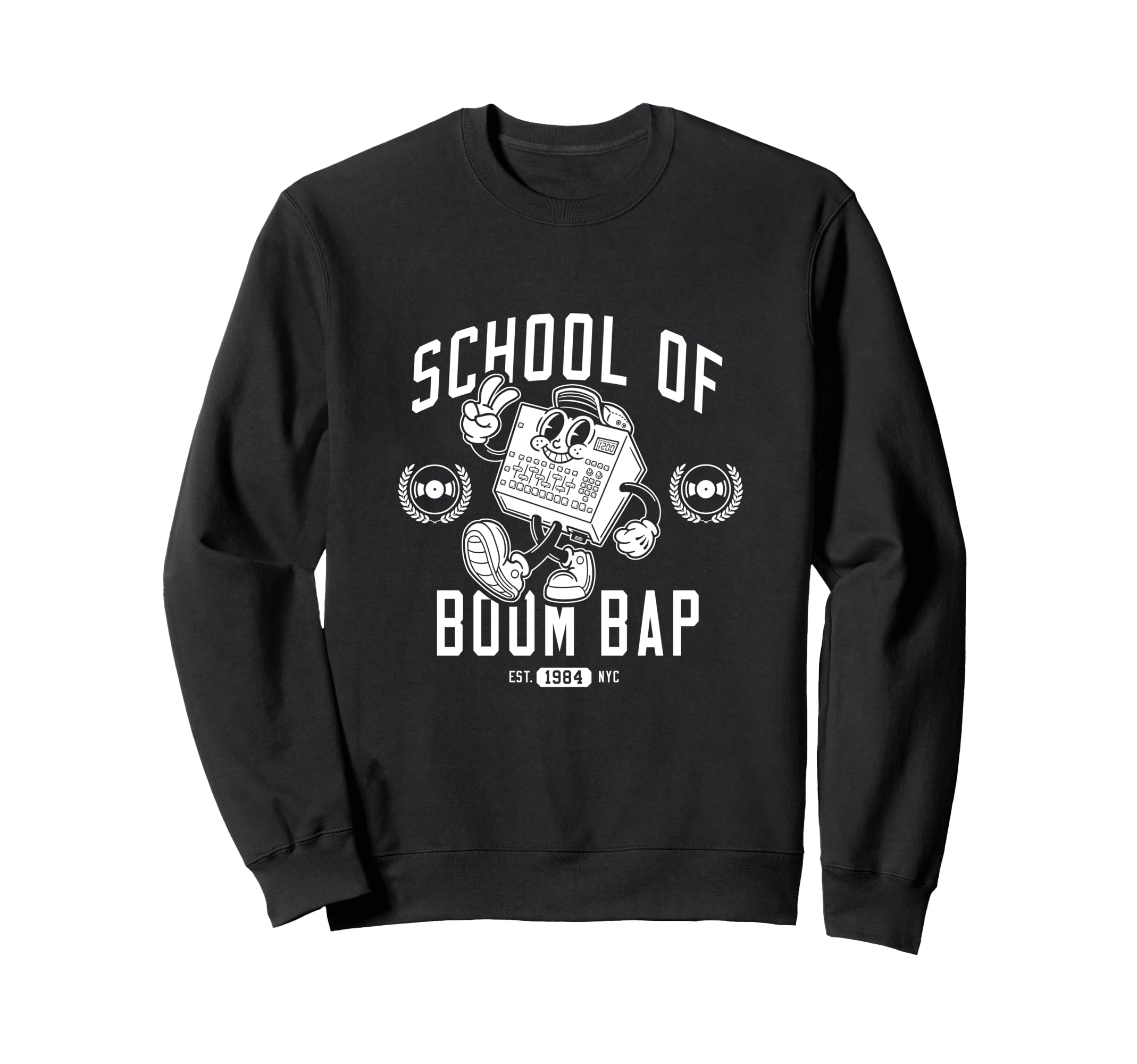 Old School Hip Hop Sampler Sweatshirt - Fun Novelty Design Men Women - T-Shirt, Sweatshirt, Hoodie