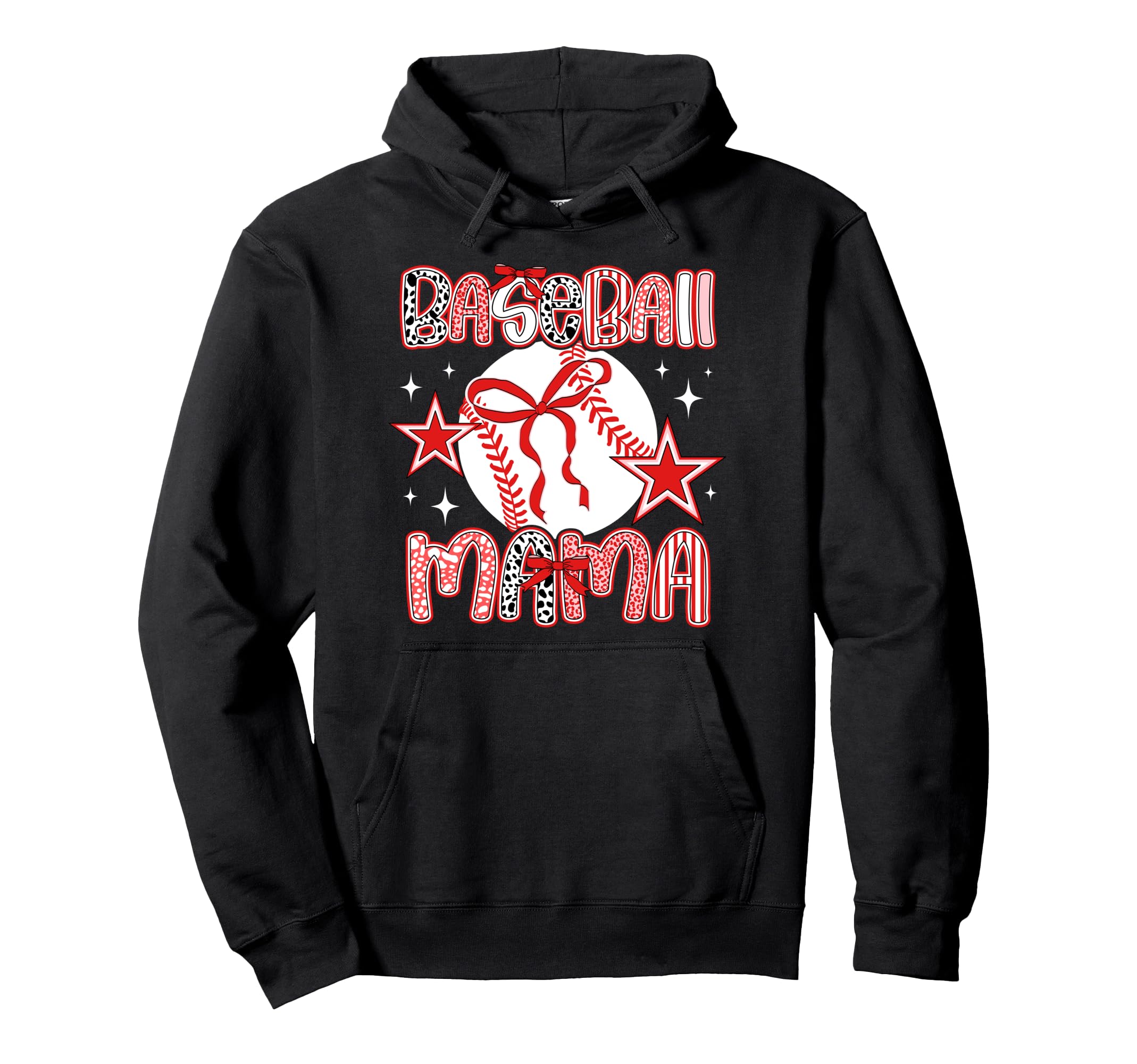 Baseball Mama Coquette Baseball Mom Hoodie - Unique Graphic for Adults - T-Shirt, Sweatshirt, Hoodie