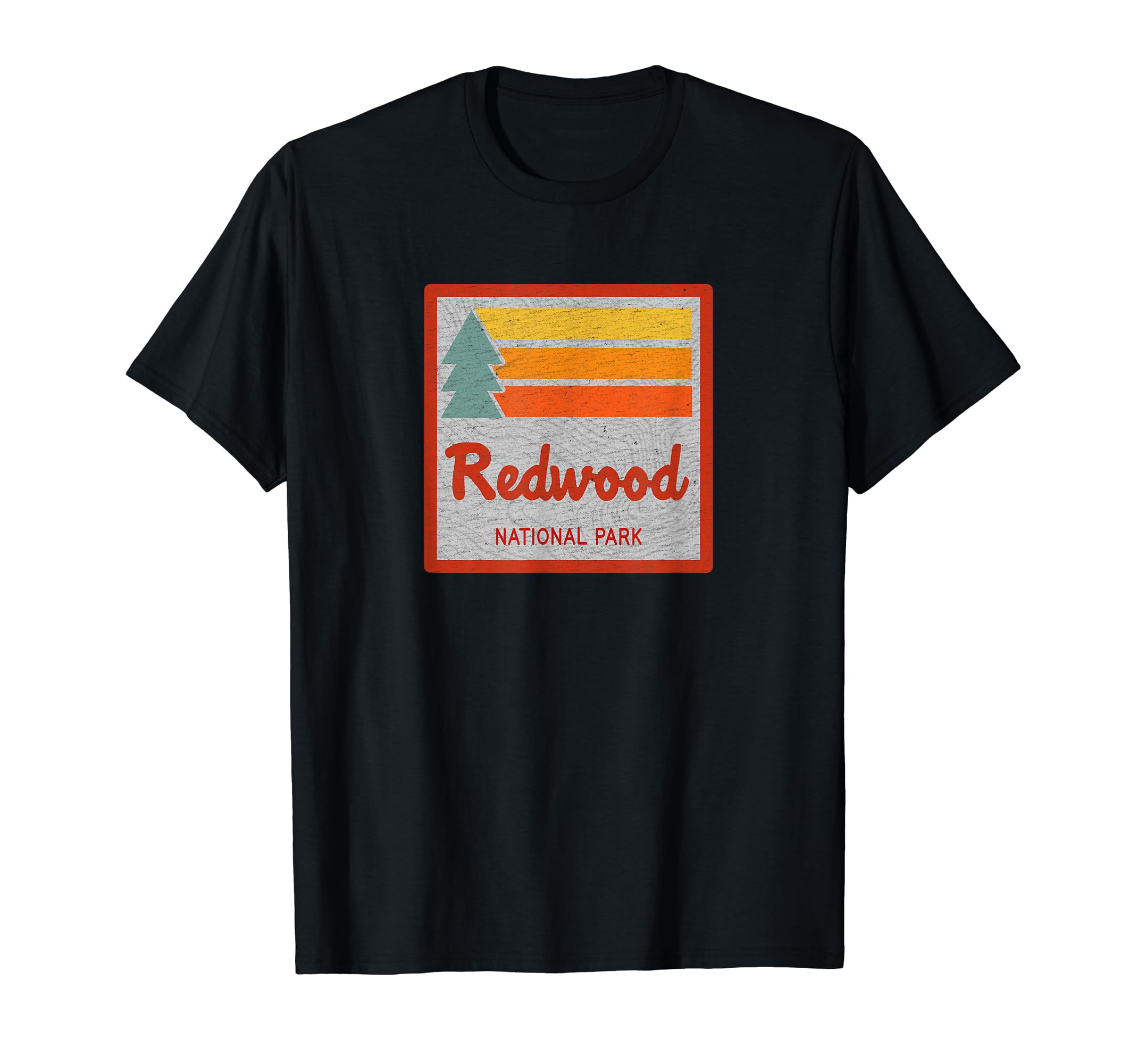 Redwood National Park Stripes T-Shirt - Trendy Graphic Men Women - T-Shirt, Sweatshirt, Hoodie