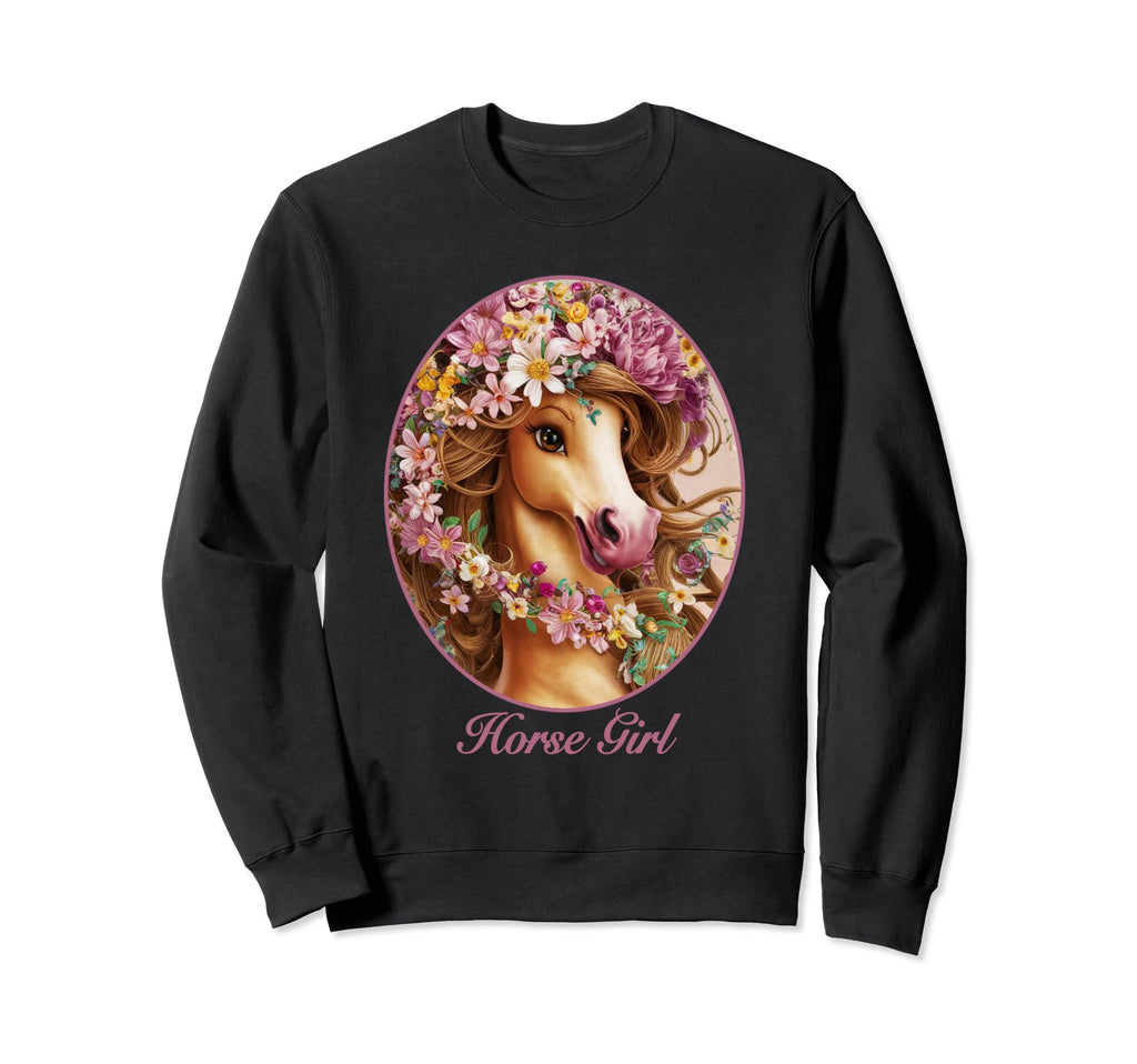 Coquette Horse Girlcore Y2K Sweatshirt - Novelty Apparel for Adults - T-Shirt, Sweatshirt, Hoodie