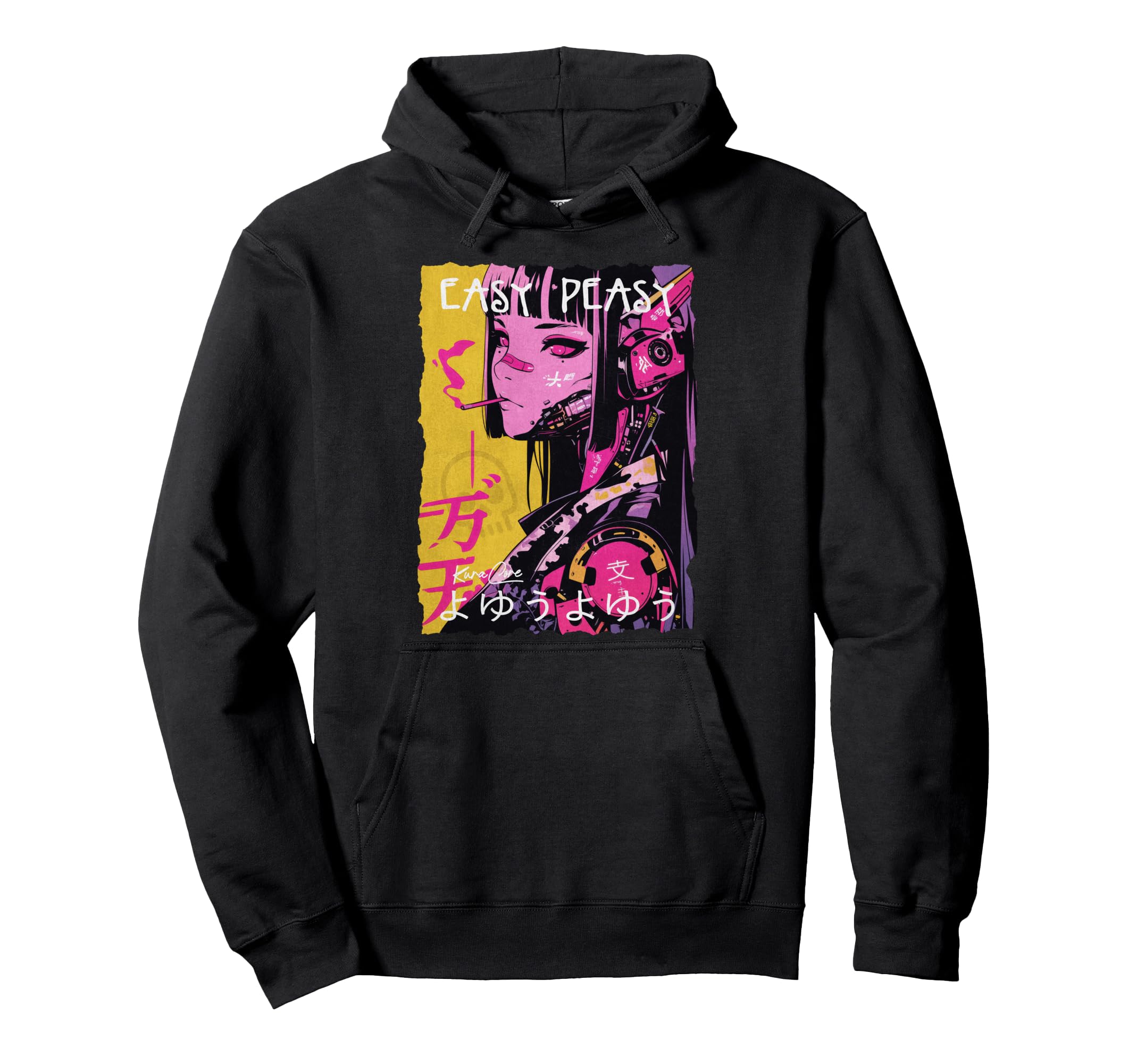 Japan Streetwear Cyberpunk Y2K Hoodie - Aesthetic Graphic Men Women - T-Shirt, Sweatshirt, Hoodie