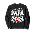 Proud Papa 2024 Senior Funny Sweatshirt - Graphic Print for Adults - T-Shirt, Sweatshirt, Hoodie