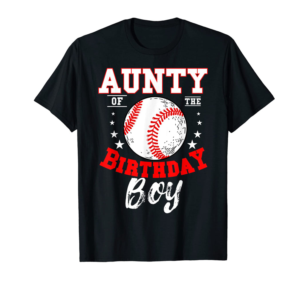 Aunty Birthday Baseball Theme Bday T-Shirt - Aesthetic Graphic Unisex - T-Shirt, Sweatshirt, Hoodie