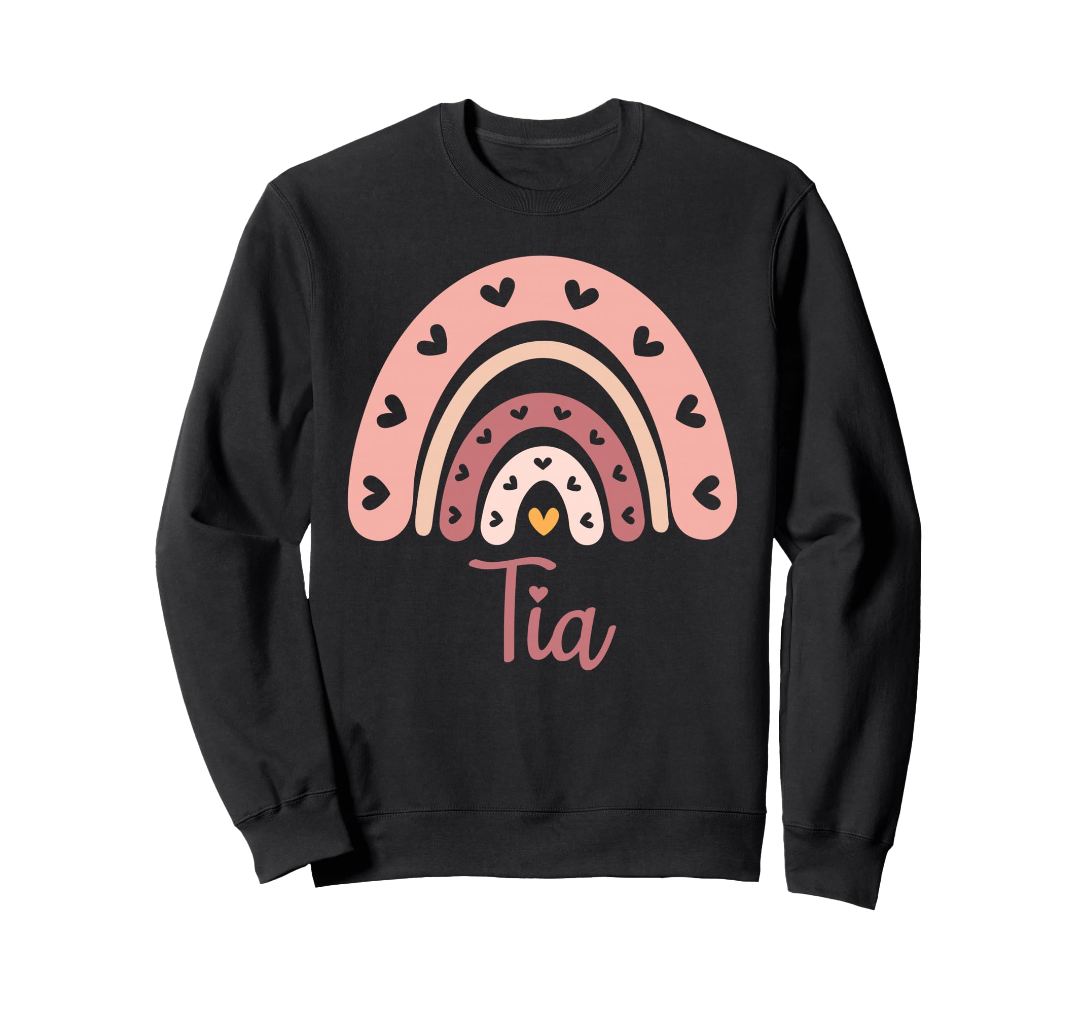 Tia Birthday Rainbow Boho Tia Sweatshirt - Trendy Graphic Men Women - T-Shirt, Sweatshirt, Hoodie