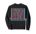 Baseball Mom Raising Ballers Preppy Sweatshirt - Graphic Print for Adults - T-Shirt, Sweatshirt, Hoodie