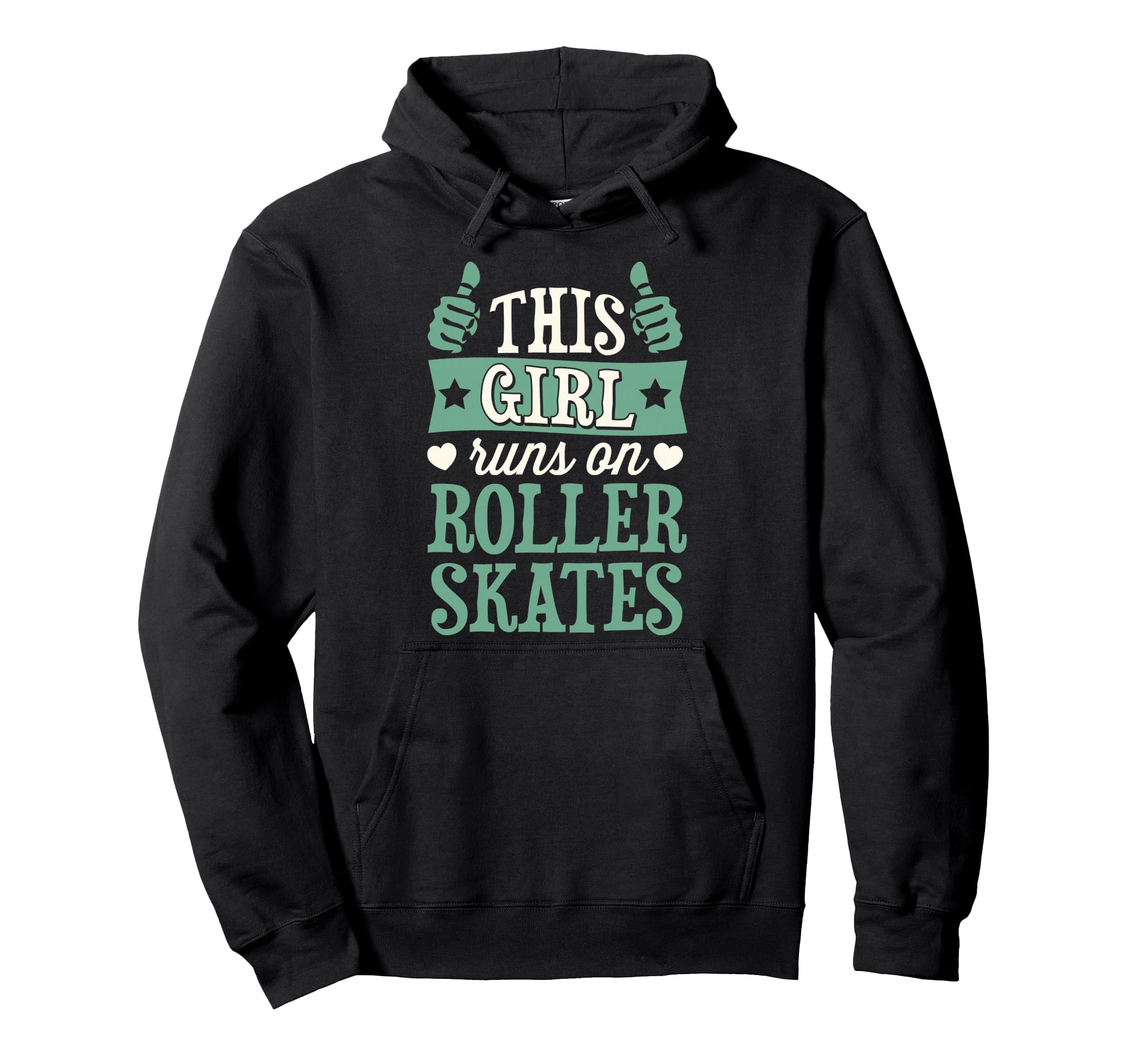 This Runs Roller Skates Hoodie - Aesthetic Graphic Men Women - T-Shirt, Sweatshirt, Hoodie