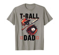 Baseball Player Game Day T Ball Dad T-Shirt - Trendy Graphic Unisex - T-Shirt, Sweatshirt, Hoodie