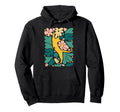 Cat Lovers Boho Matisse Flower Painting Hoodie - Unique Graphic for Adults - T-Shirt, Sweatshirt, Hoodie