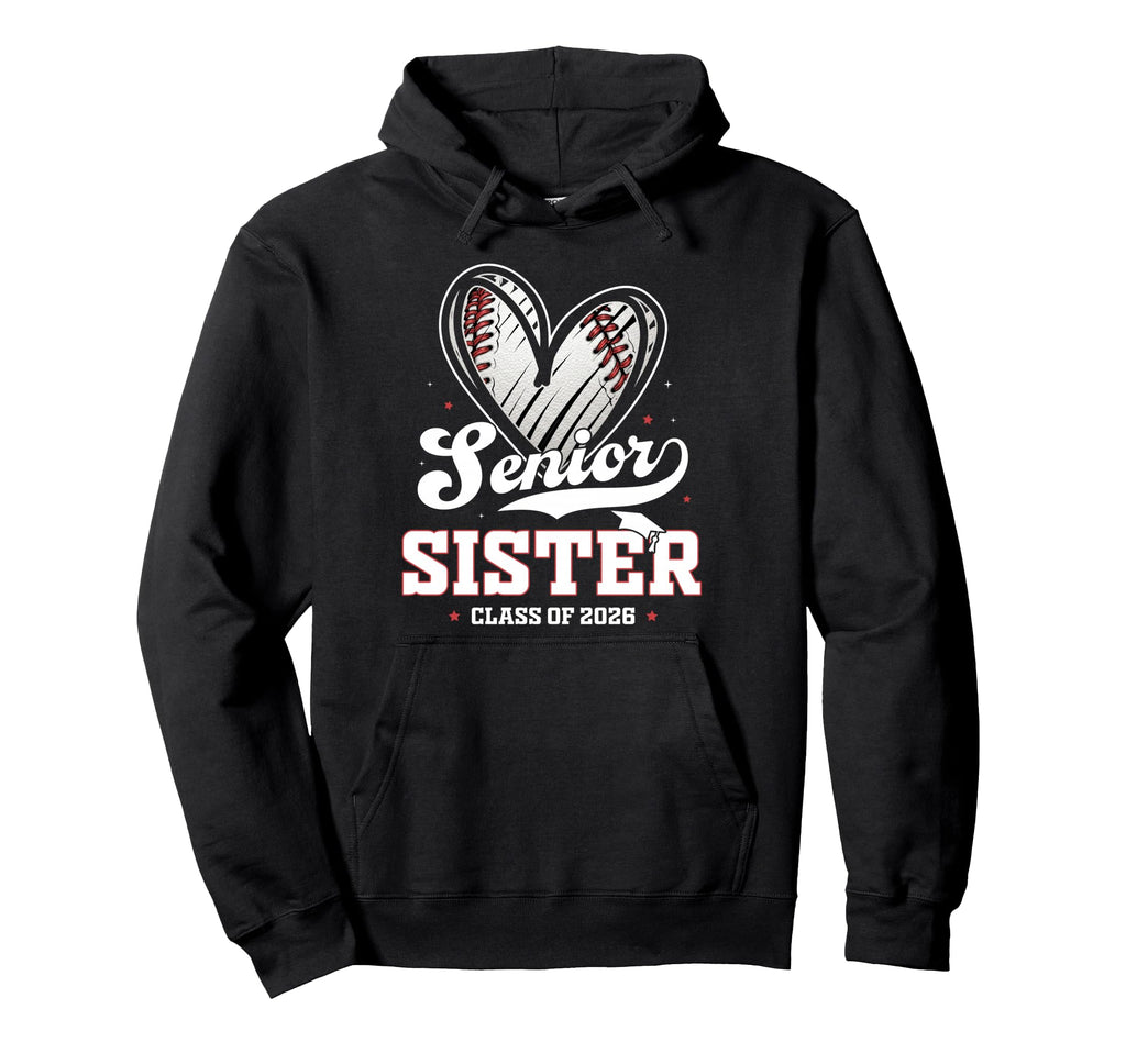 Senior Grandpa Class 2026 Baseball Hoodie - Trendy Graphic Men Women - T-Shirt, Sweatshirt, Hoodie