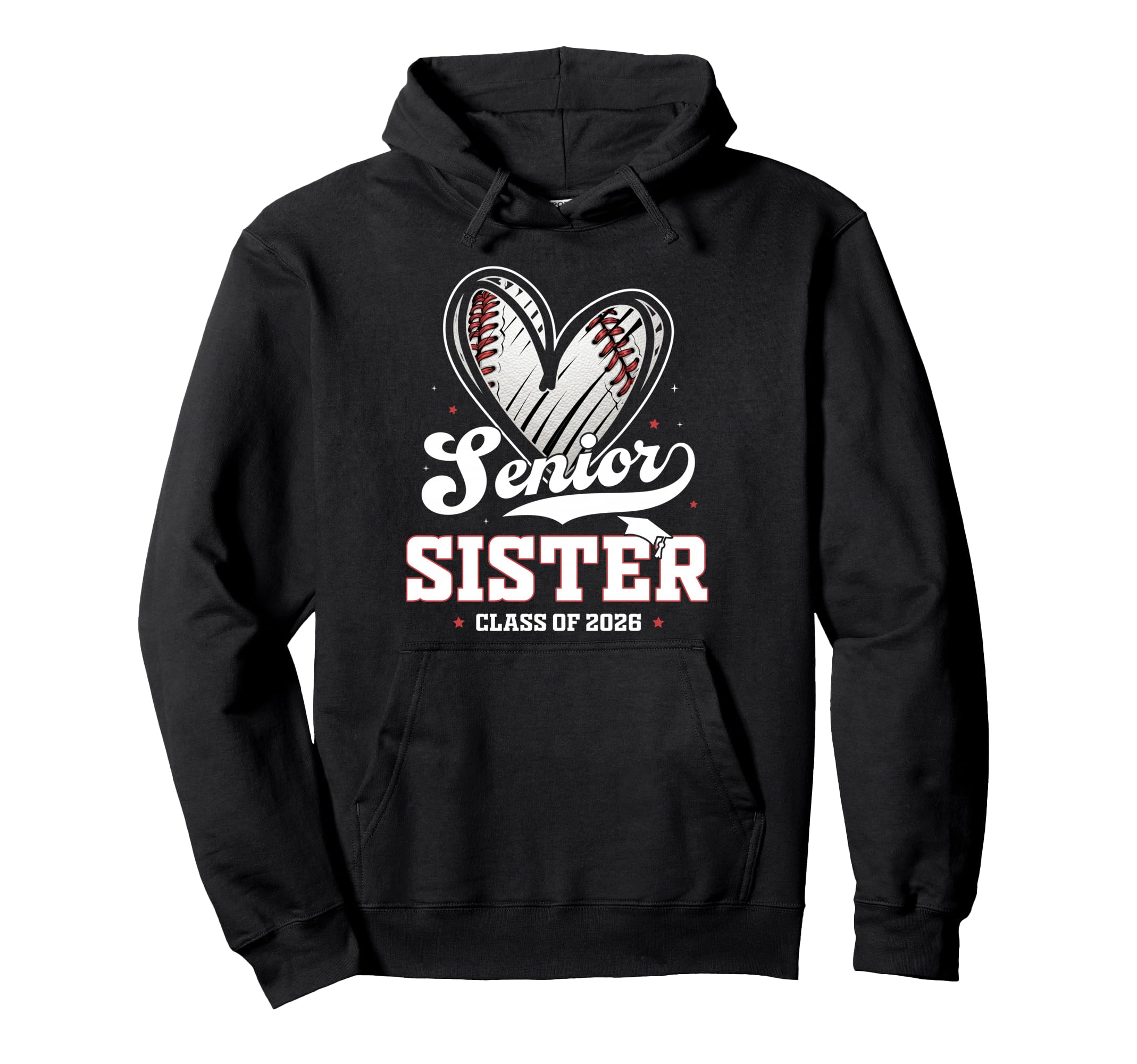 Senior Grandpa Class 2026 Baseball Hoodie - Trendy Graphic Men Women - T-Shirt, Sweatshirt, Hoodie