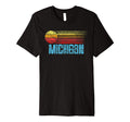 Michigan Distressed Sun T-Shirt - Aesthetic Graphic Men Women - T-Shirt, Sweatshirt, Hoodie