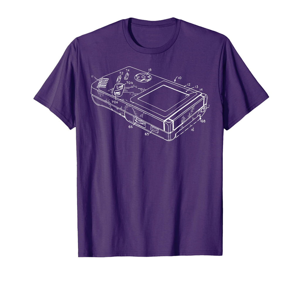 Gaming Diagram Portable Video Game T-Shirt - Aesthetic Graphic for Adults - T-Shirt, Sweatshirt, Hoodie