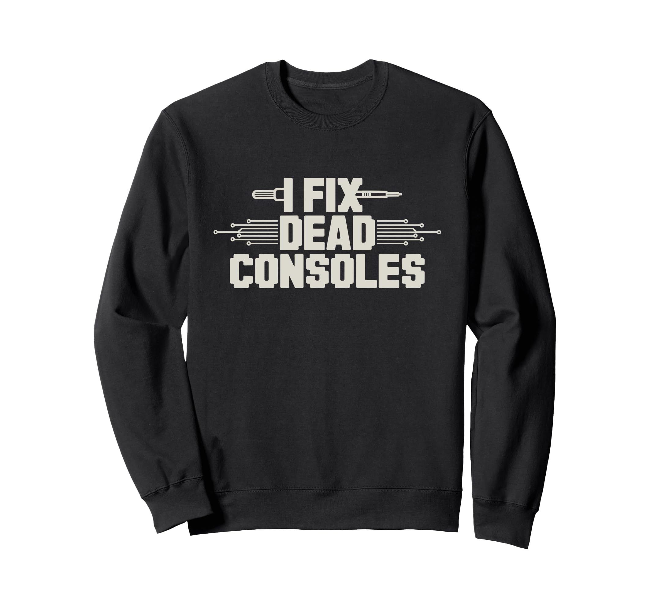 Gaming Repair Console Restoration Sweatshirt - Custom Art Print for Adults - T-Shirt, Sweatshirt, Hoodie