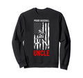 Proud Baseball Uncle Patriotic Sweatshirt - Fun Novelty Design for Adults - T-Shirt, Sweatshirt, Hoodie