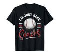 Im Just Here Snacks Funny Mom Baseball T-Shirt - Custom Art Print Unisex - T-Shirt, Sweatshirt, Hoodie