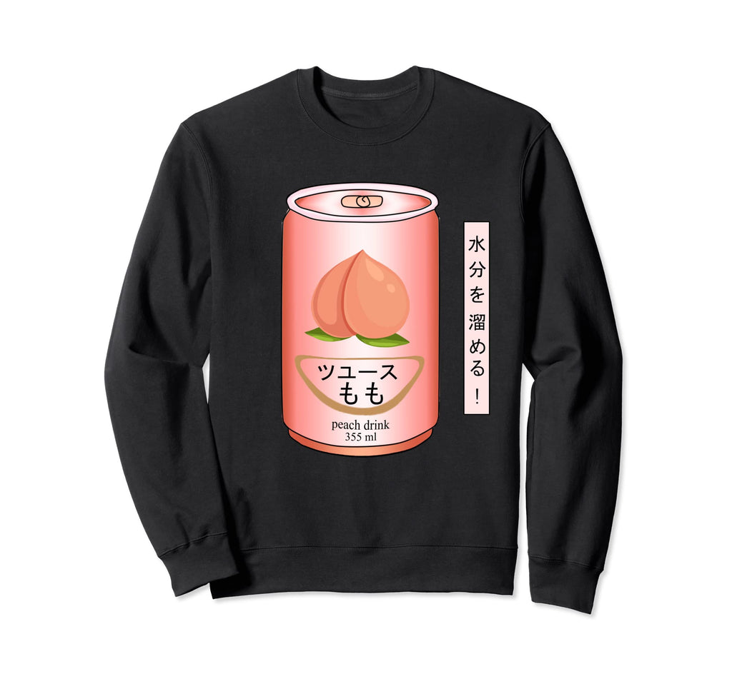 Japanese Peach Soft Drink 90S Sweatshirt - Casual Everyday Wear Unisex - T-Shirt, Sweatshirt, Hoodie