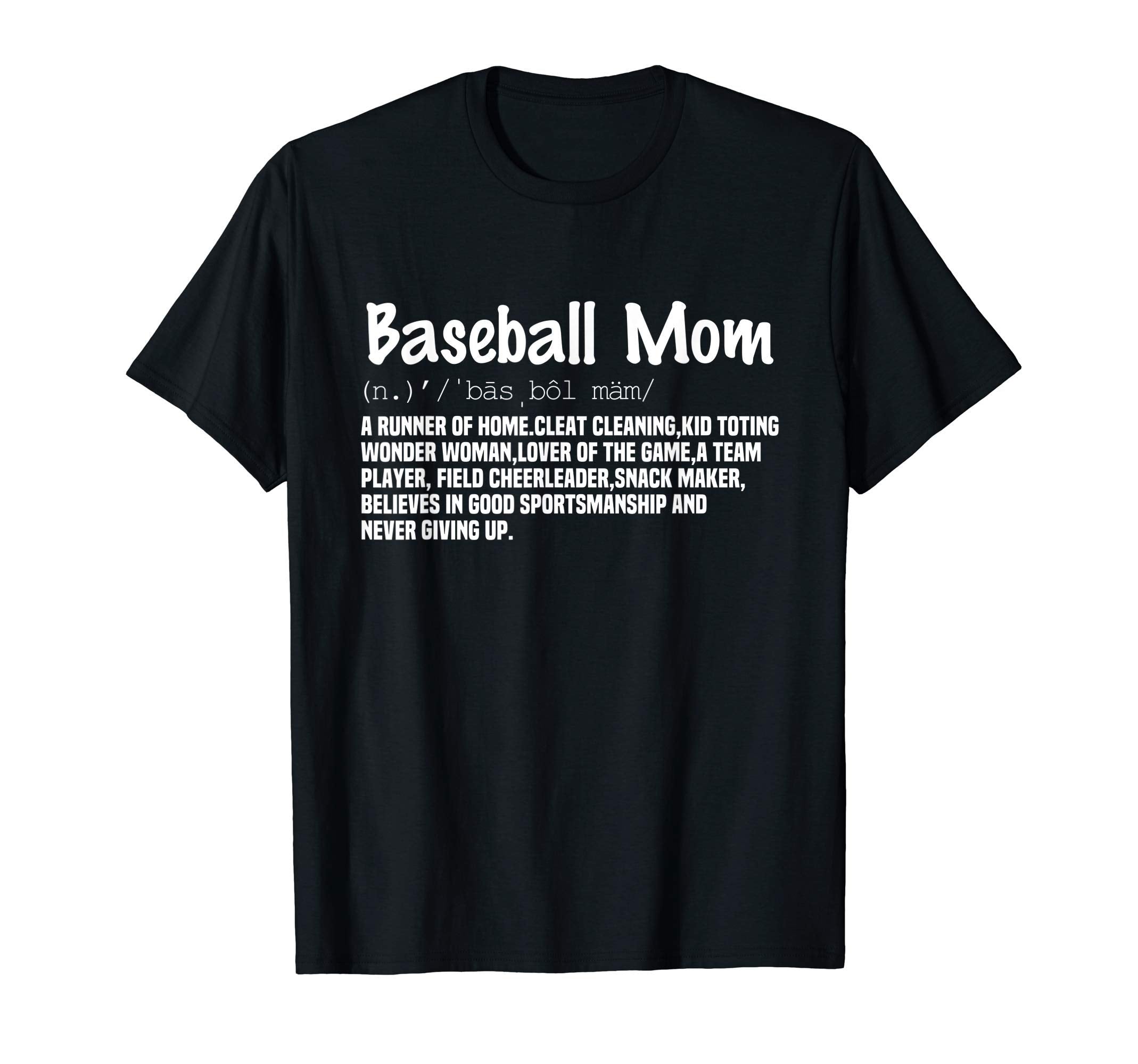 Baseball Inspired Rub Dirt Sports Mom T-Shirt - Novelty Apparel for Adults - T-Shirt, Sweatshirt, Hoodie