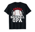 Proud Baseball Opa Grandpa Baseball T-Shirt - Unique Graphic Men Women - T-Shirt, Sweatshirt, Hoodie
