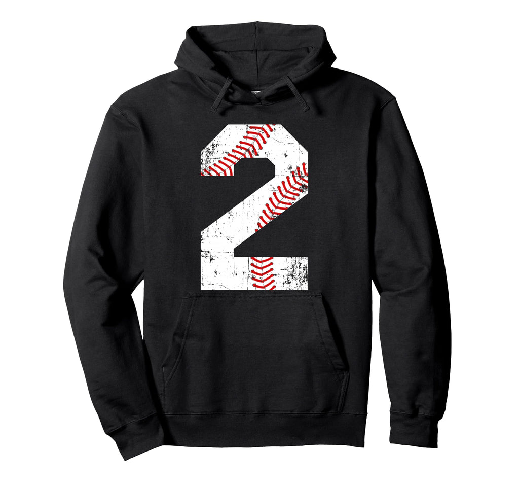Baseball 2 Jersey Number Hoodie - Streetwear Style Men Women - T-Shirt, Sweatshirt, Hoodie