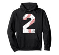 Baseball 2 Jersey Number Hoodie - Streetwear Style Men Women - T-Shirt, Sweatshirt, Hoodie