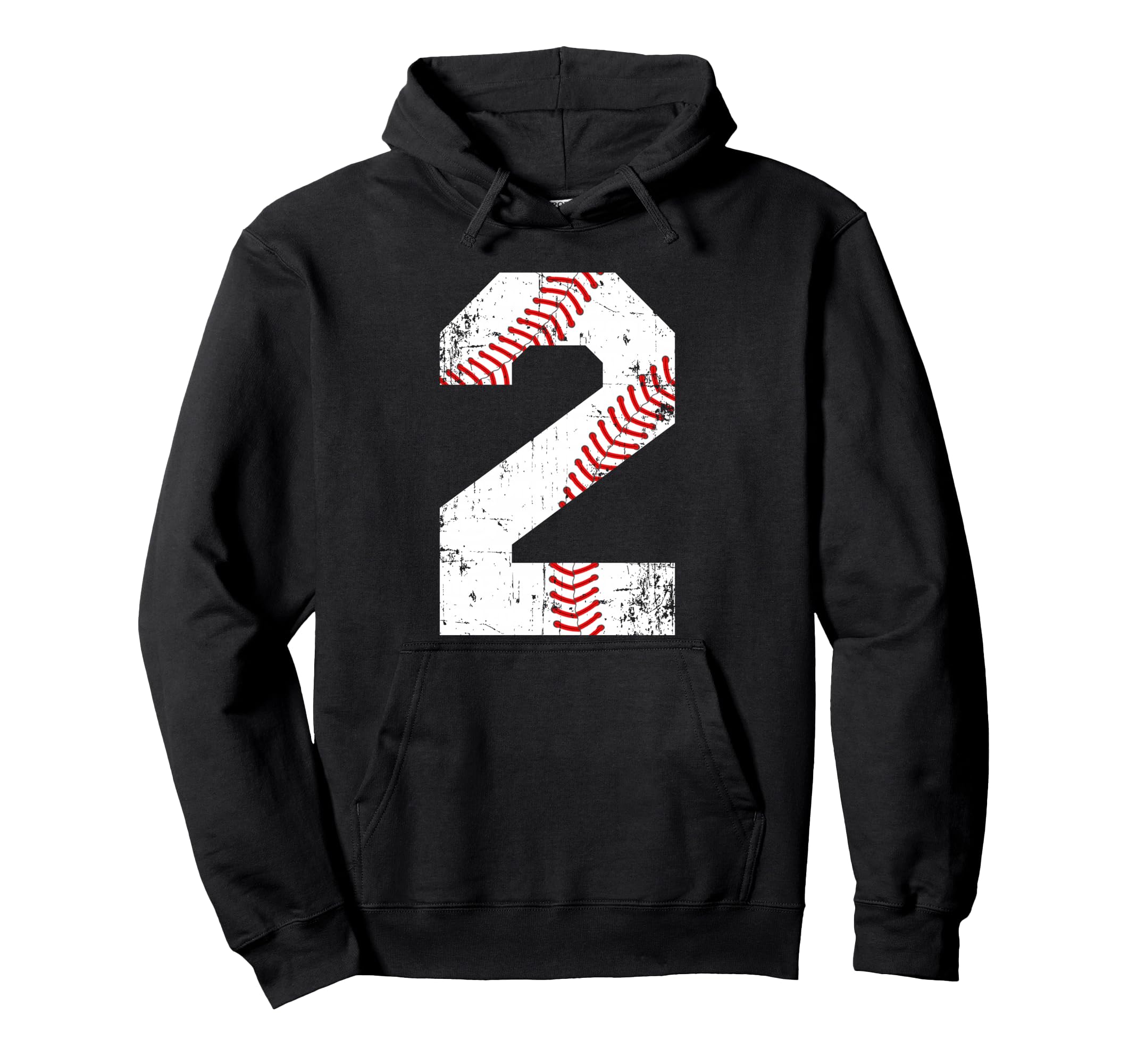 Baseball 2 Jersey Number Hoodie - Streetwear Style Men Women - T-Shirt, Sweatshirt, Hoodie