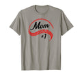 Baseball Softball 1 Baseball Mom Mothers T-Shirt - Streetwear Style Unisex - T-Shirt, Sweatshirt, Hoodie