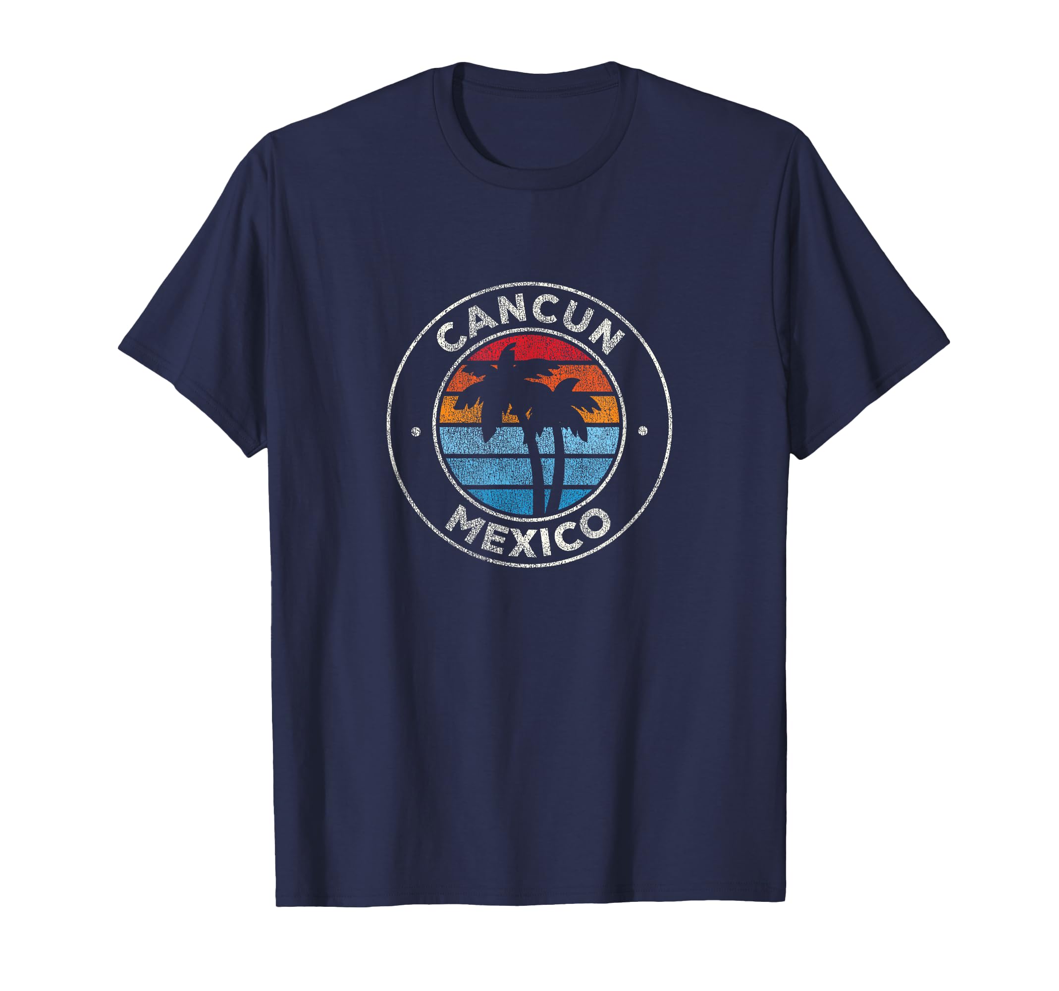 Cancun Mexico 70S T-Shirt - Casual Everyday Wear Men Women - T-Shirt, Sweatshirt, Hoodie