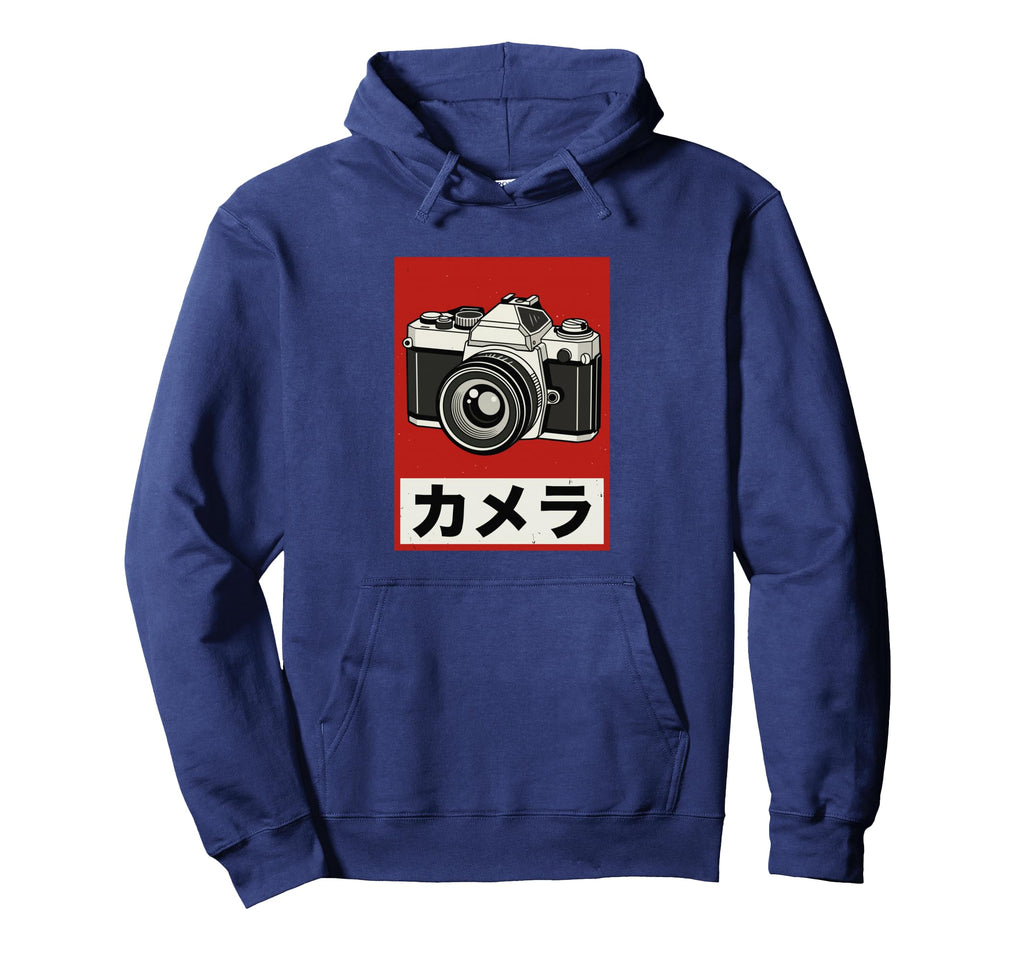 Japanese Analog Slr Camera Photographer Hoodie - Novelty Apparel Unisex - T-Shirt, Sweatshirt, Hoodie