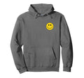 70S Yellow Smile Face Happy Peace Smiling Hoodie - Custom Art Print Unisex - T-Shirt, Sweatshirt, Hoodie