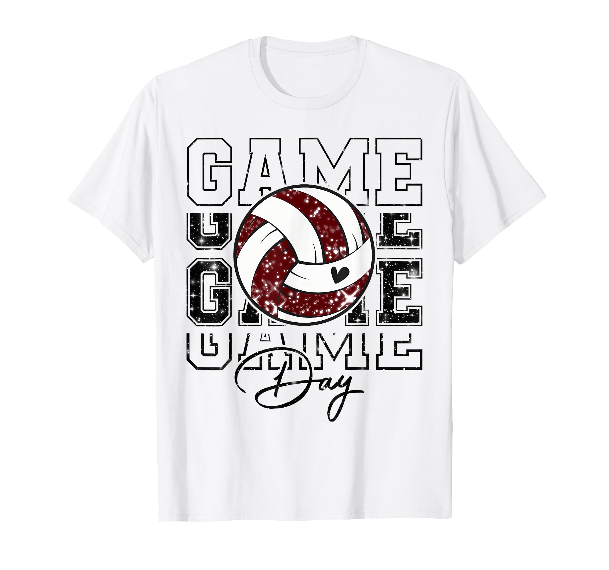 Volleyball Game Day Volleyball Mom T-Shirt - Novelty Apparel for Adults - T-Shirt, Sweatshirt, Hoodie