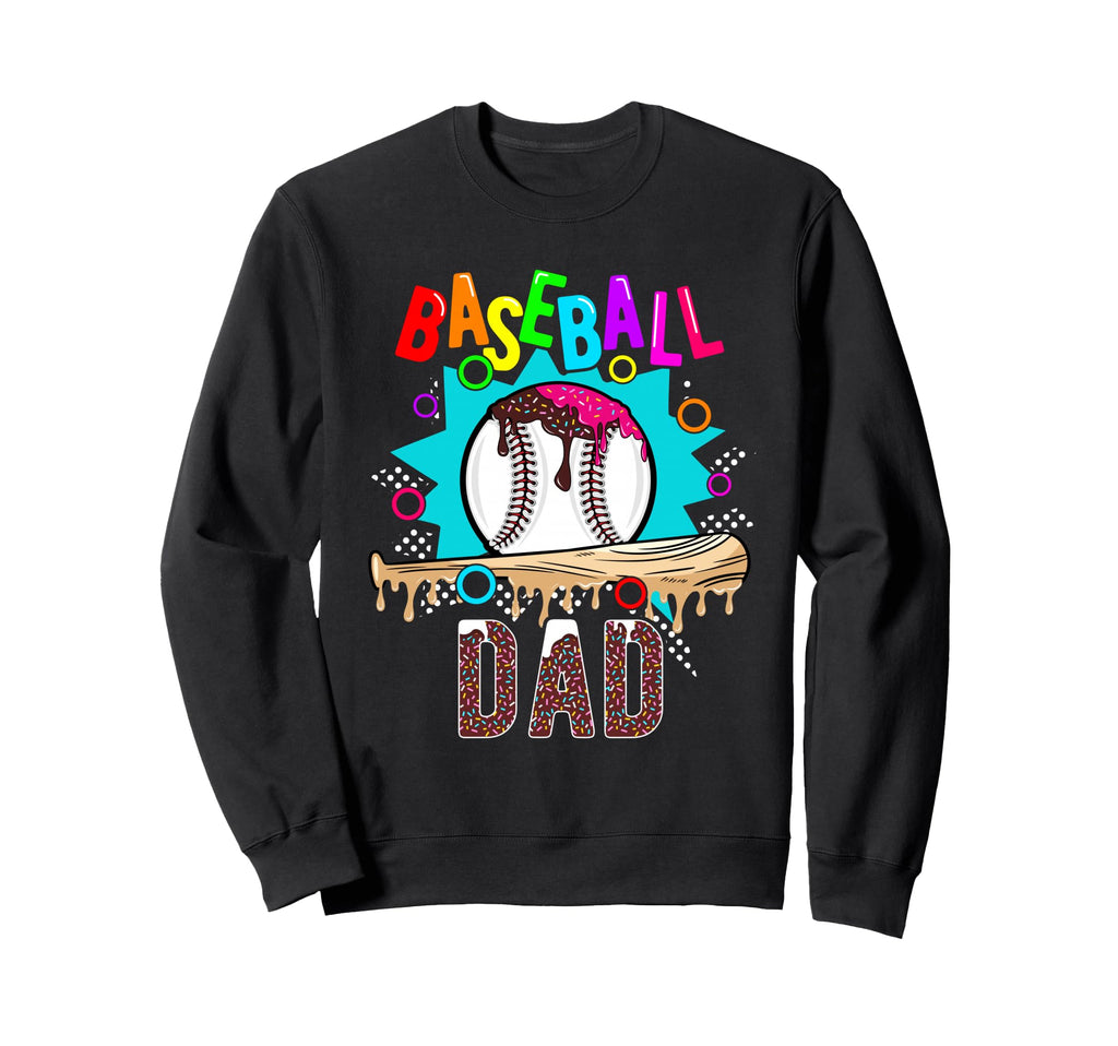 Baseball Dad Baseball Dad Sweatshirt - Trendy Graphic for Adults - T-Shirt, Sweatshirt, Hoodie