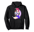 Japanese Anime Unicorn Pastel Goth Hoodie - Aesthetic Graphic for Adults - T-Shirt, Sweatshirt, Hoodie