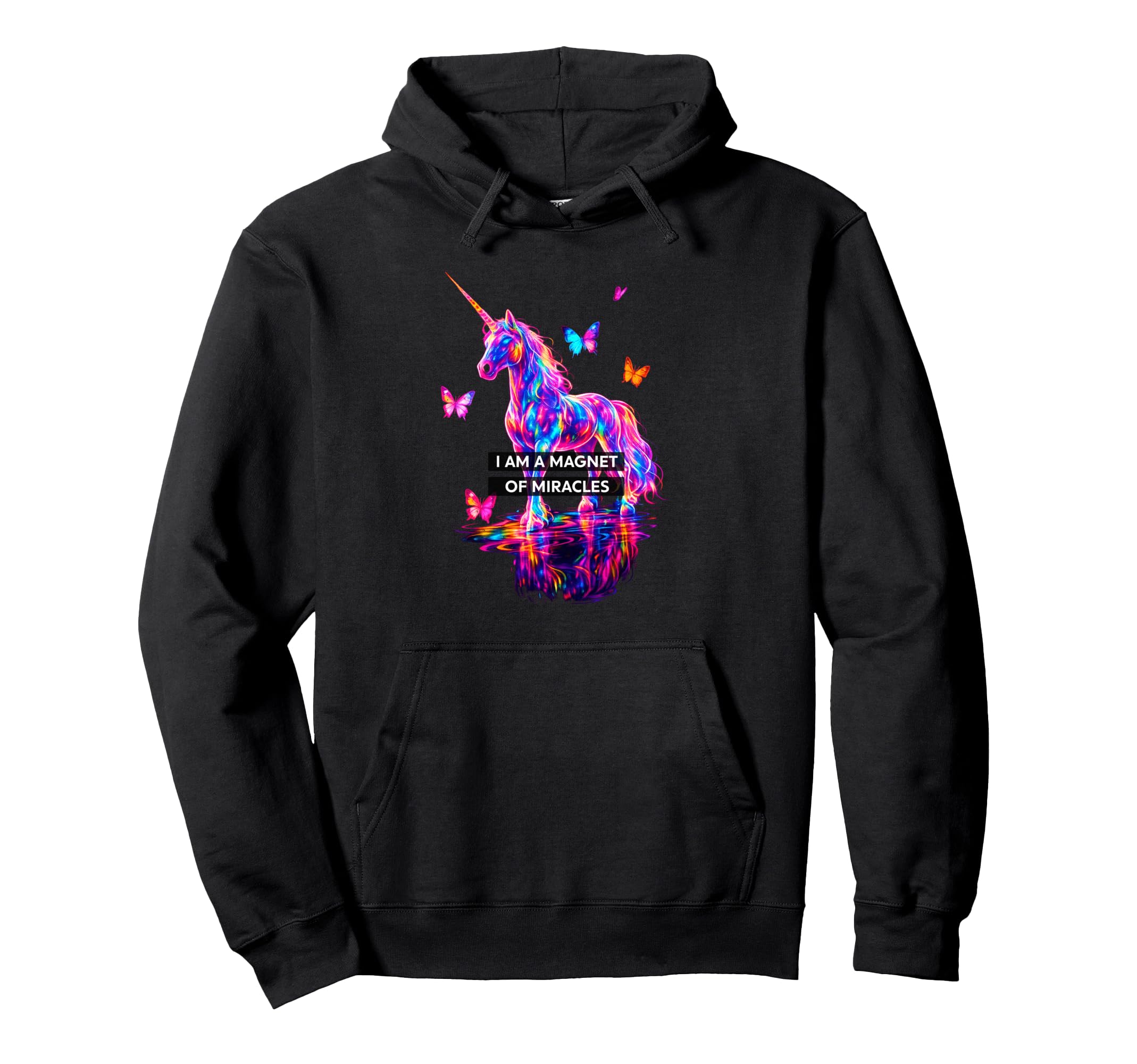 Psychedelic I Am Magnet Miracles Hoodie - Casual Everyday Wear Unisex - T-Shirt, Sweatshirt, Hoodie