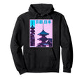 Kyoto Japan Aesthetic Vaporwave Vibes Hoodie - Minimalist Print Men Women - T-Shirt, Sweatshirt, Hoodie
